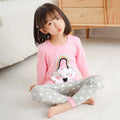 Long Sleeve Cartoon Design Kids Winter Warm Pajamas Sets childrensterritory