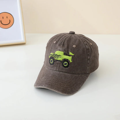 Adjustable Cartoon Truck Embroidered Children &