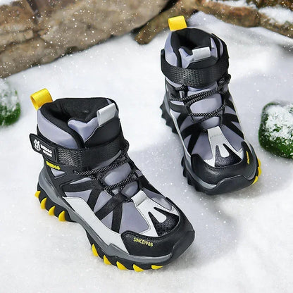 Boys Stylish Winter Long Warm Snow Boots childrensterritory