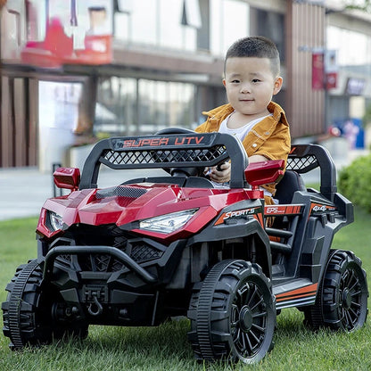 Off-road Electric Car with LED Lighting and Music for Kids childrensterritory