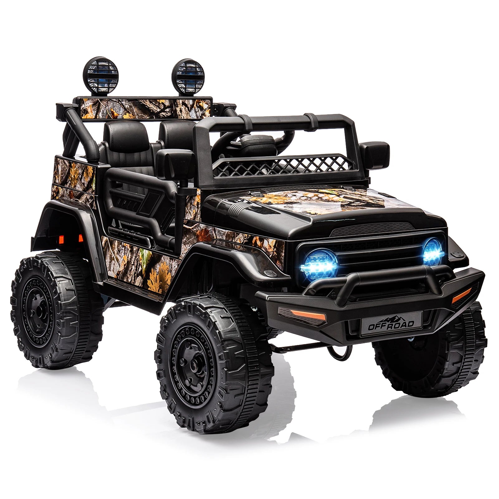 Kids Ride On Remote Control 12V Truck with Led Lights