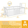 Indoor Ball Pit Baby Playpen with Safety Fence childrensterritory
