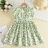 Kids Girls Floral Design Summer Princess Dresses childrensterritory