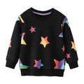 Long Sleeve Stars Cartoon Print Kid Boys Girls Sweatshirts childrensterritory