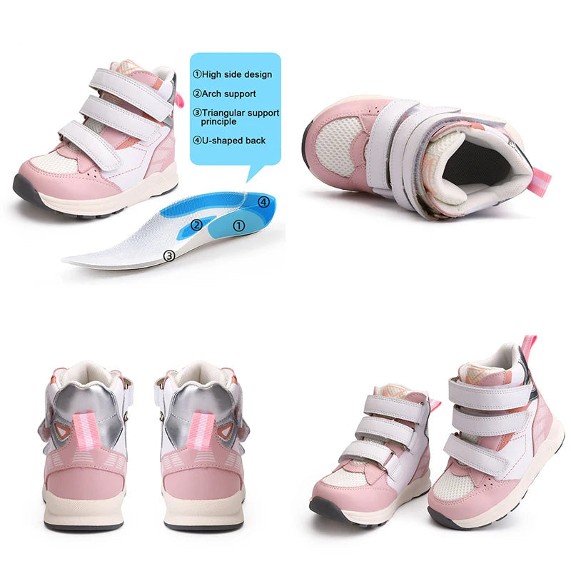 Children's High Top Boots with Arch and Ankle Support