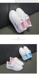 Anti-Slip Soft Sole Cartoon Design Kids Flat Princess Sneakers childrensterritory