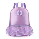 Little Girls Ballerina Dance Backpack with Shoe Compartment childrensterritory
