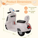 Kids' 6V/12V Battery-Powered Electric Ride-On Motorcycle Toys