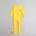 Cartoon Print Long Sleeve One Piece Swimsuit for Kids