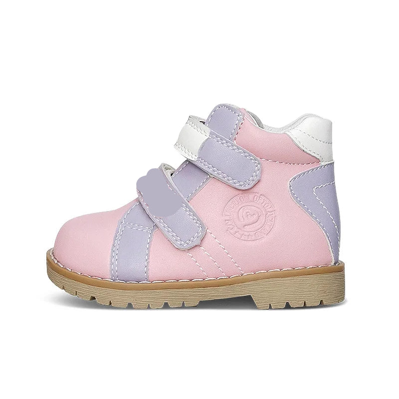 Kids Luxury Ankle Booties With Rhinestone Decoration