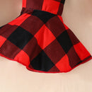 Baby Girl Cartoon Print Christmas Outfit childrensterritory