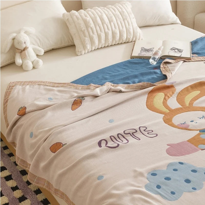 Kids’ Cartoon Print Soft Bedding Blanket childrensterritory