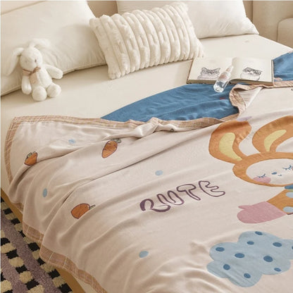 Kids’ Cartoon Print Soft Bedding Blanket childrensterritory