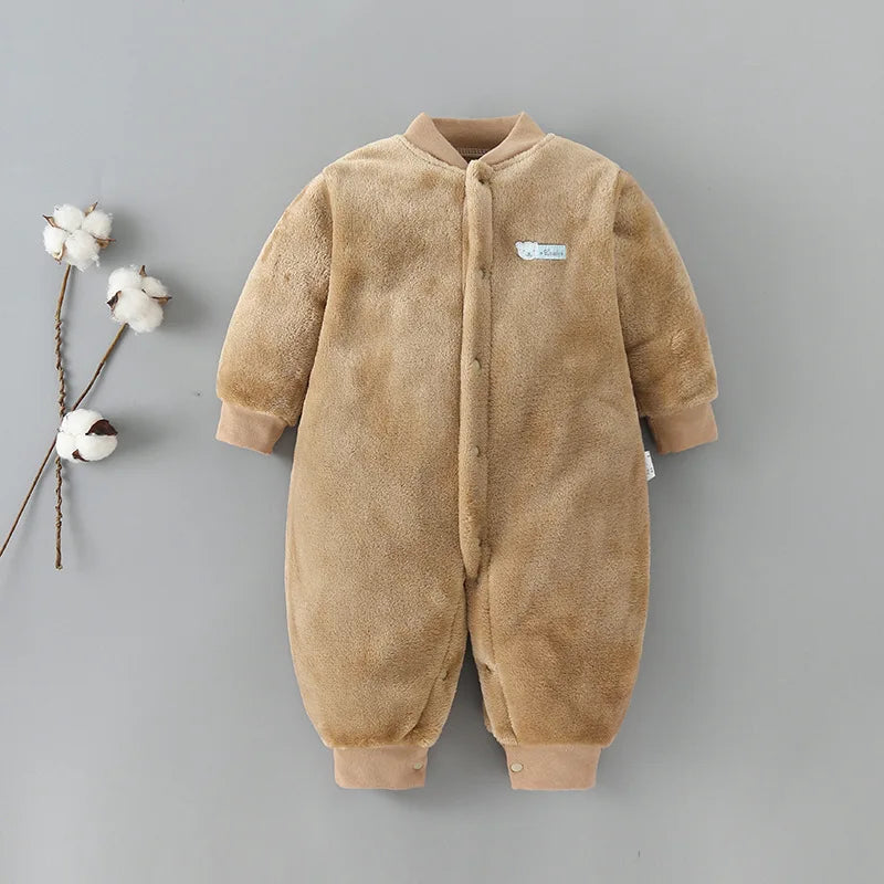 Baby Kids Cartoon Design Winter Bodysuits childrensterritory