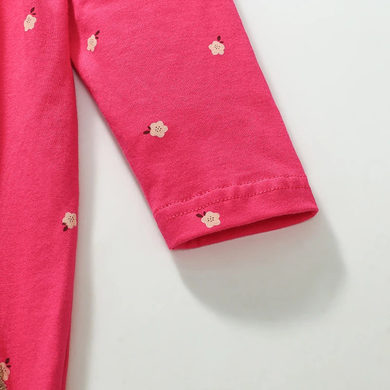 Long Sleeves Unicorn Print Casual Dresses For Girls childrensterritory