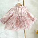 Kids Girls Luxury Puffy Princess Dress for Birthday