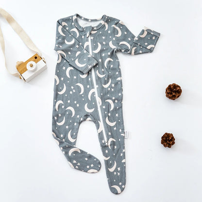 Newborn Nordic Pattern Bamboo Cotton Romper childrensterritory