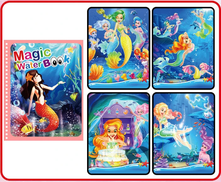 Kids Magic Water Coloring Books Toys for Birthday Gifts childrensterritory
