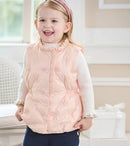 Waterproof Sleeveless Little Girls Cotton Down Jackets childrensterritory