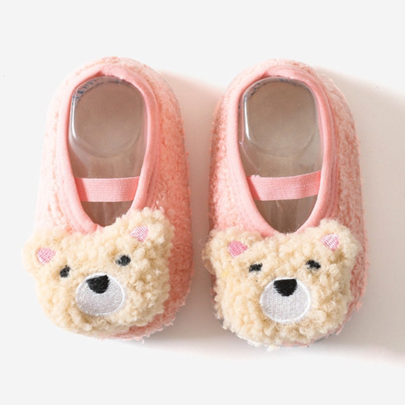 Baby Boys Girls Warm Anti-slip Floor Socks First Walker childrensterritory