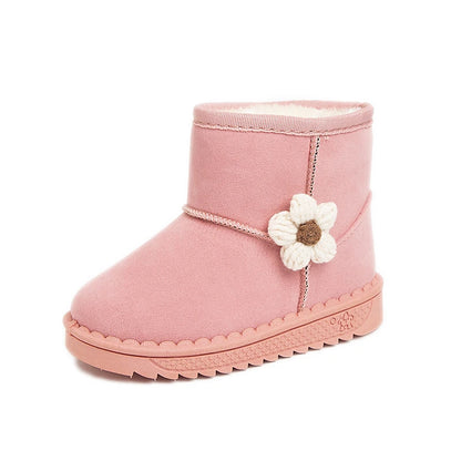 Baby Kids Fur Design Soft Casual Shoes