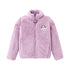 Little Girls and Boys Solid Color Plush Warm Zipper Outerwear childrensterritory