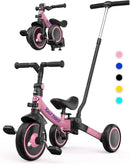 Five-in-One Adjustable Toddler Balance Learning Tricycle childrensterritory