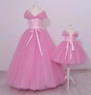 Mommy and Me Long Princess Birthday Party Gowns