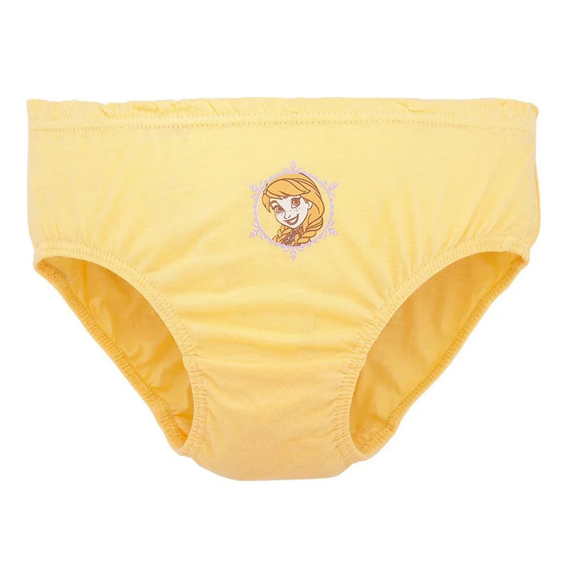 Cartoon Print 5Pcs/Set Girls Breathable Cotton Briefs