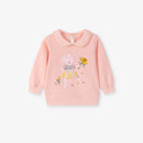 Mouse Ballet Appliques Design Little Girls Sweatshirt childrensterritory