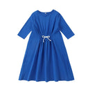 Solid Colour Summer Casual Family Matching Clothing Set