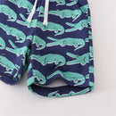 Kids Boys Jungle Theme Print Cotton Short Pants for Summer