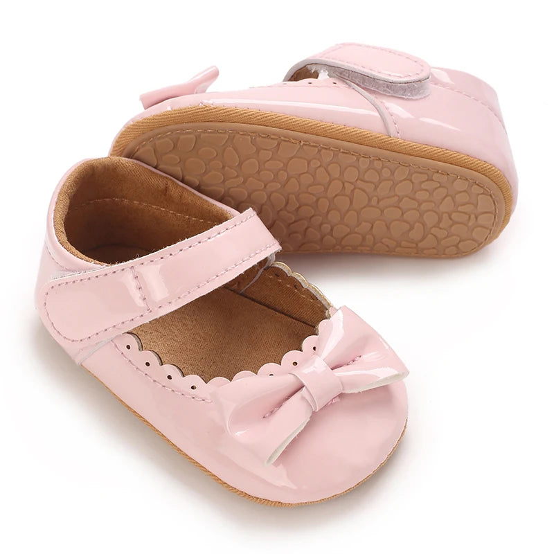 Infant Princess Girl Butterfly Knot Non-Slip Shoes childrensterritory