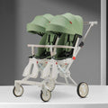 Foldable Four-wheeled Twin Baby Stroller childrensterritory