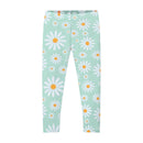 Kids Girls Cartoon Pattern Casual Leggings For 2-8 Years childrensterritory
