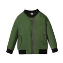Kids Girls Boys Windproof Warm Jacket With Pockets