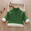 Kids Boy Girl Thick Knitted Turtleneck Sweaters childrensterritory