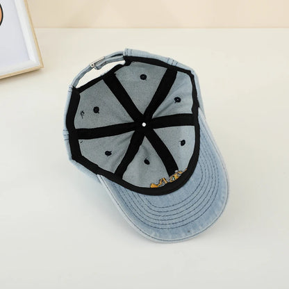 Little Boys Grls Bulldozer Embroidered Cotton Baseball Caps childrensterritory