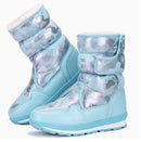Kids Girls Non Slip Warm Waterproof Long Snow Boots