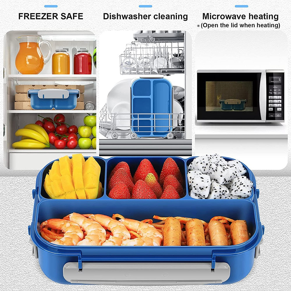 Kids Lightweight and Durable Bento Lunch Box childrensterritory