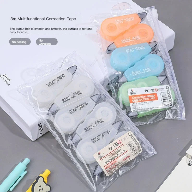 6Pcs/pack Portable Mini Correction Tapes Set childrensterritory