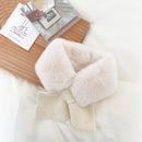 Cold-Proof Plush Warmth Solid Knitted Kids Scarf childrensterritory