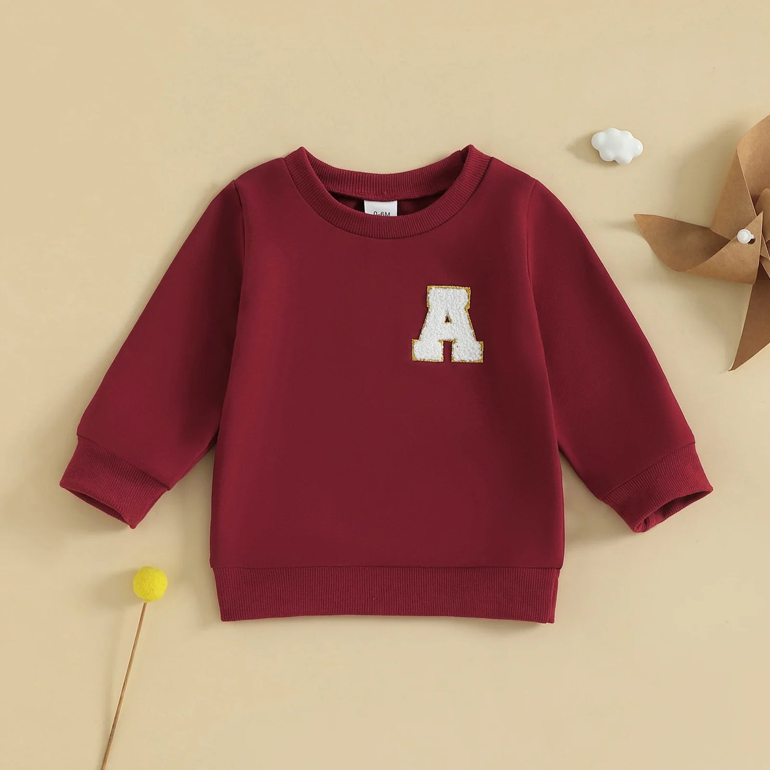 Kids Round Neck Long Sleeves Stylish Winter Sweatshirt