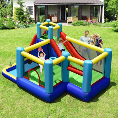 8-in-1 Kids Gaint Inflatable Bouncer W/ Slide (Without Blower) childrensterritory