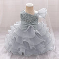 Toddler Girls Sequin Cake Design Summer Birthday Dresses childrensterritory