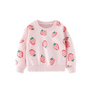 Full-Sleeve Cartoon Print Sweatshirts For Girls childrensterritory