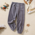 Kids Soft and Comfortable Fabric Solid Color Winter Pants childrensterritory