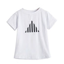 Kids Girls Unicorn Print Short Sleeve Party Wear Tops childrensterritory