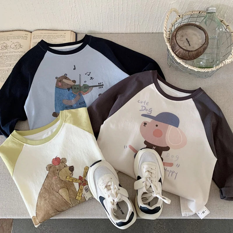 Casual Cartoon Design Kids Girl&