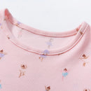 Round Neck Cartoon Design Summer Girls Dresses childrensterritory